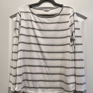 Kamie Button Back Brushed Knit Top